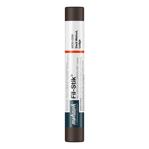Mohawk Dark Walnut Lodge Fil-Stik wax putty stick for wood repair