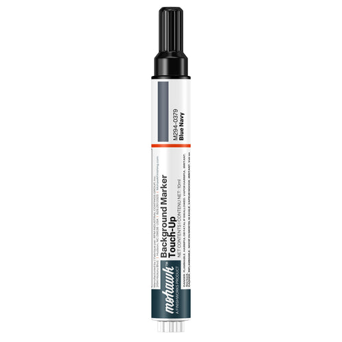 Mohawk Blue Navy background marker touch-up pen for wood finish repair
