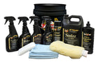 Professional automotive detailing products including polishes, compounds, and cleaners