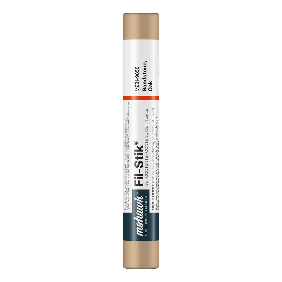 Mohawk Sandstone Oak Fil-Stik wax putty stick for wood scratch repair