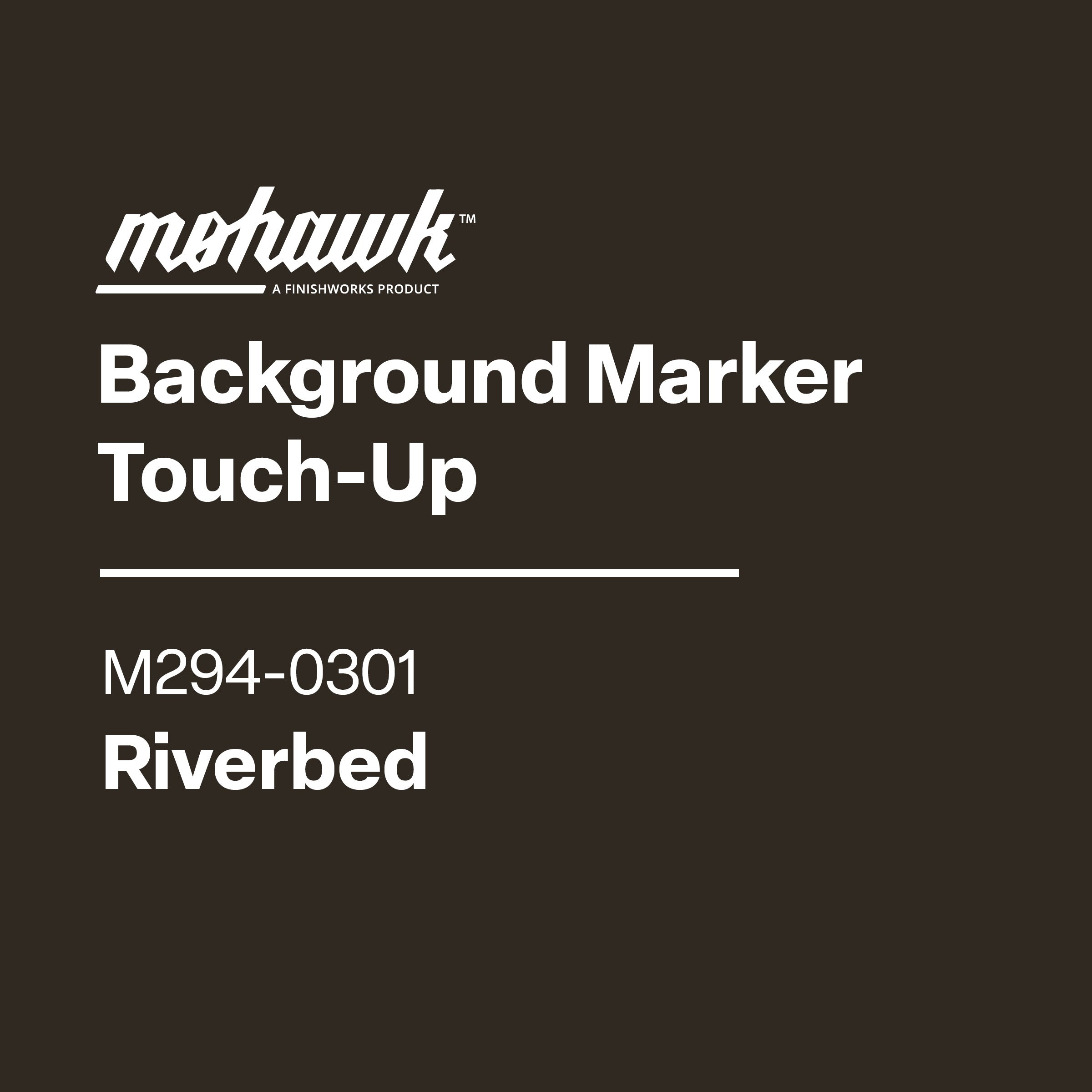Mohawk Background Marker Touch-Up label on a green background