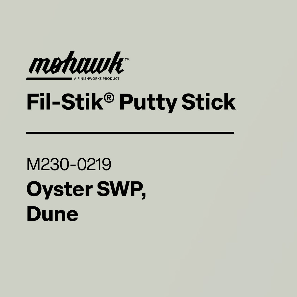 Mohawk M230-0219 Oyster furniture scratch and nick touch-up stick