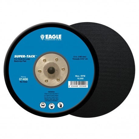 Eagle abrasives 6 inch super tack low profile backing pad automotive