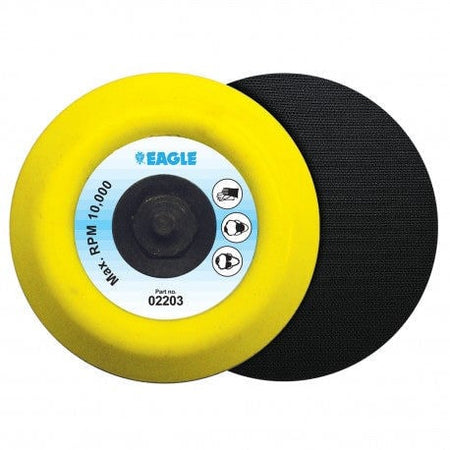 Eagle abrasives 3 inch super tack backing pad DA sander automotive