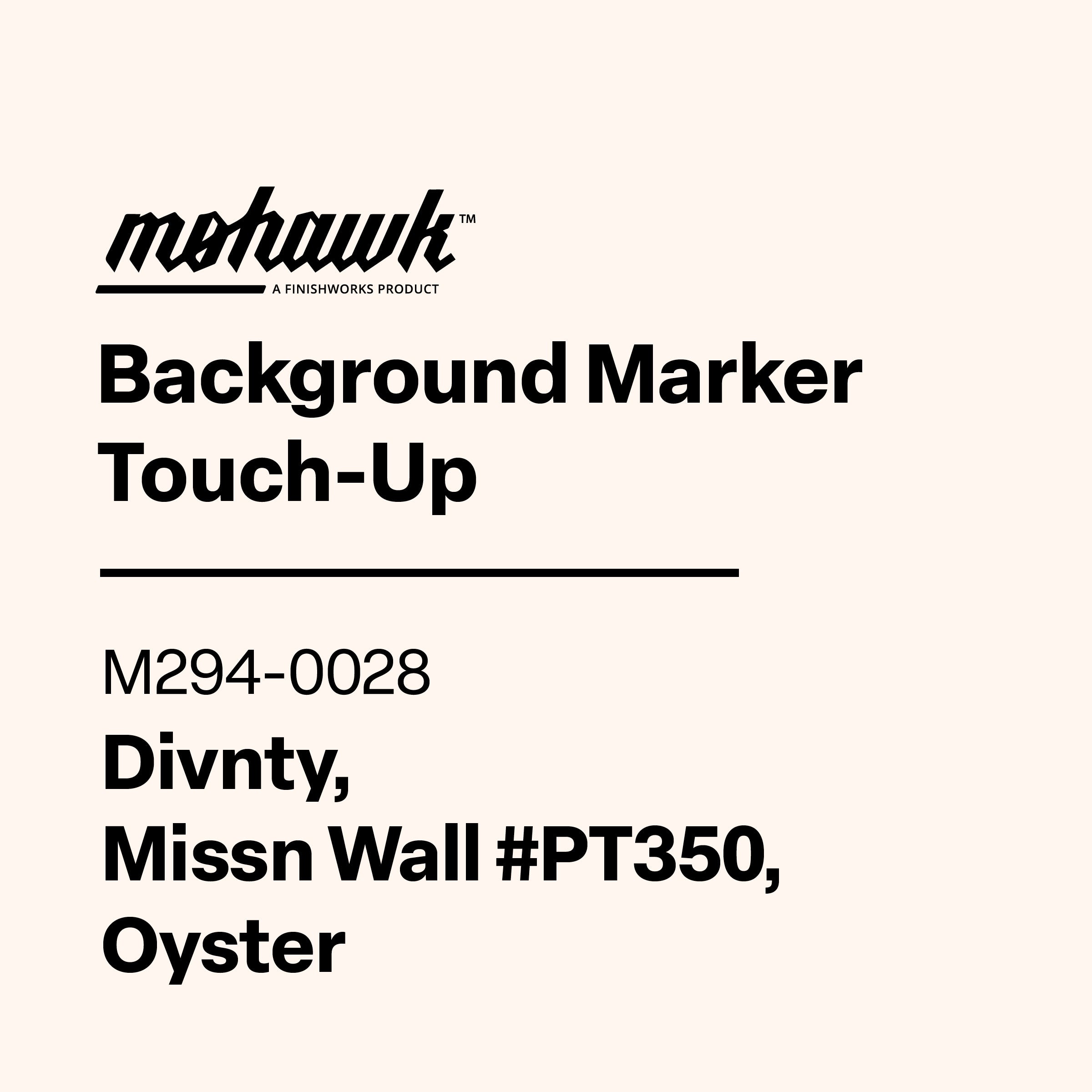 Mohawk Divnty Missn Wall Oyster background marker touch-up pen for wood finish repair