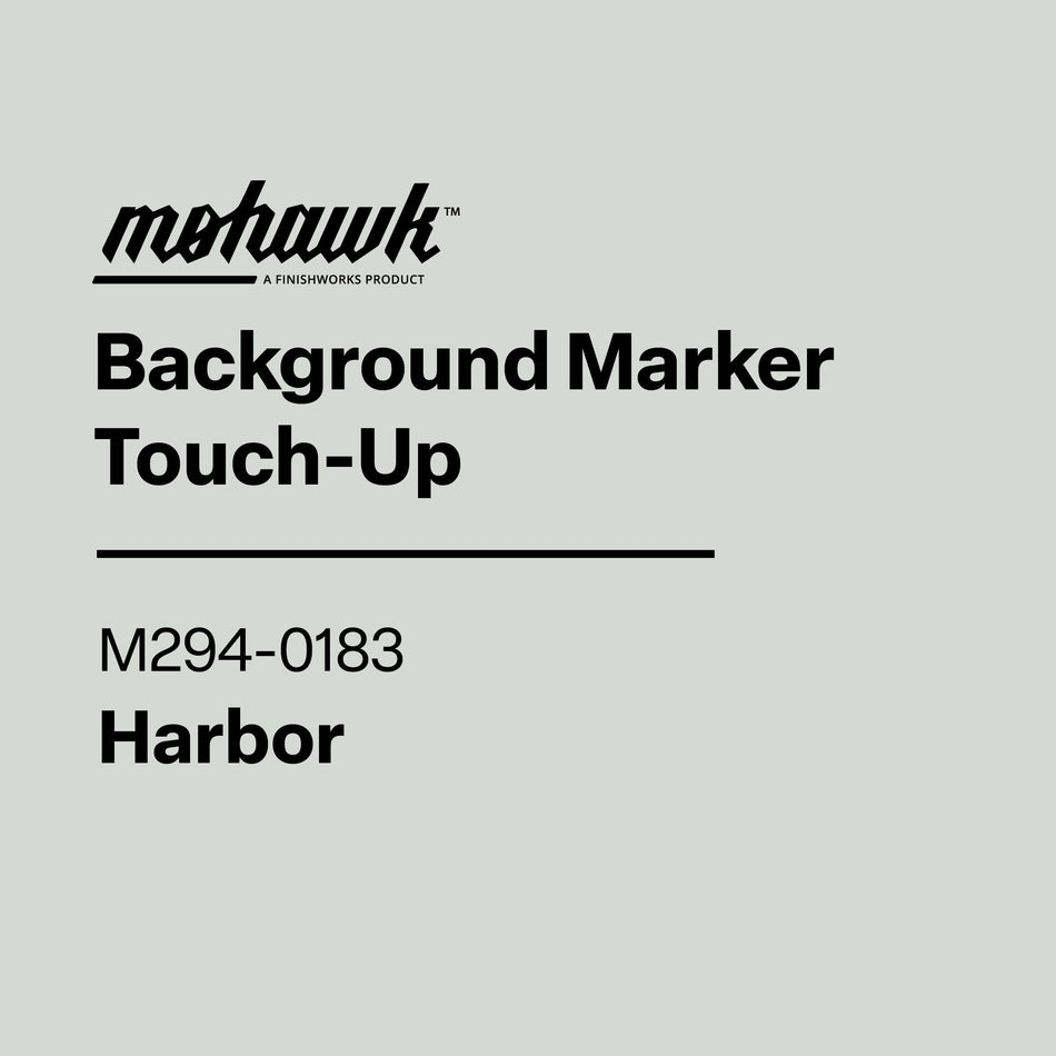 Mohawk Background Marker Touch-Up label for White II color on a white background