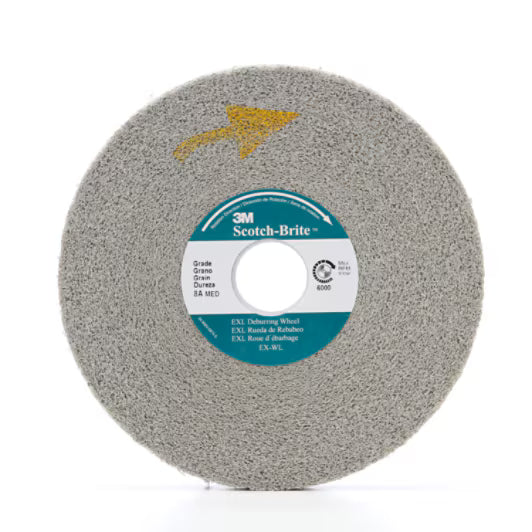 Scotch-Brite EXL Deburring Convolute Wheel, XL-WL, 9S Fine, 12 in x 2 in x 5 in