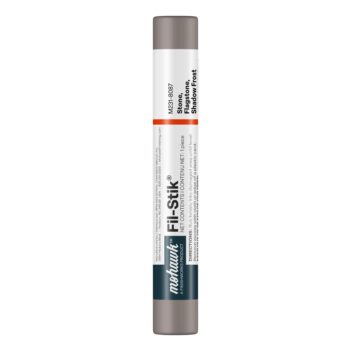 Mohawk Stone Flagstone Shadow Frost Fil-Stik wax putty stick for wood repair
