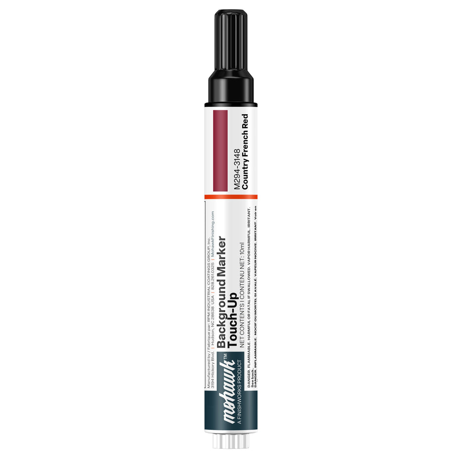 Mohawk Country French Red background marker touch-up pen for wood finish repair
