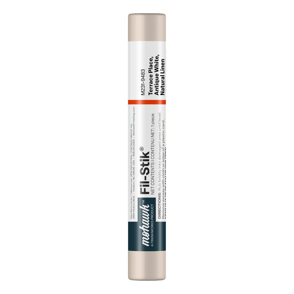 Mohawk Terrace Place Antique White Natural Linen AF232 Fil-Stik wax putty stick for wood repair
