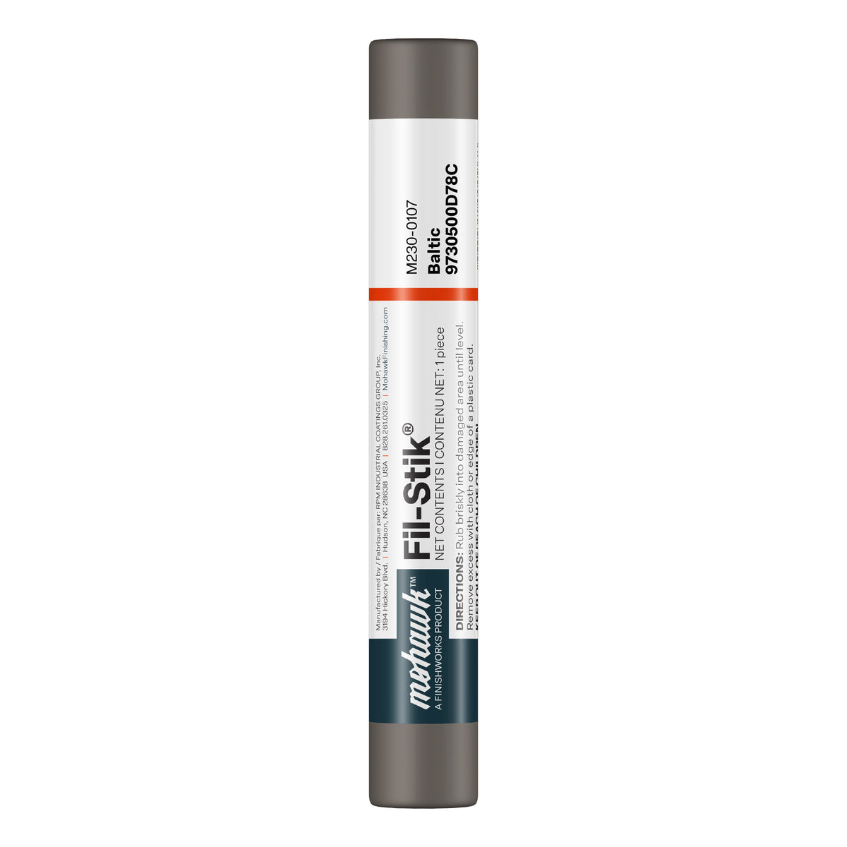Mohawk Baltic 9730500D78C Fil-Stik wax putty stick for wood repair
