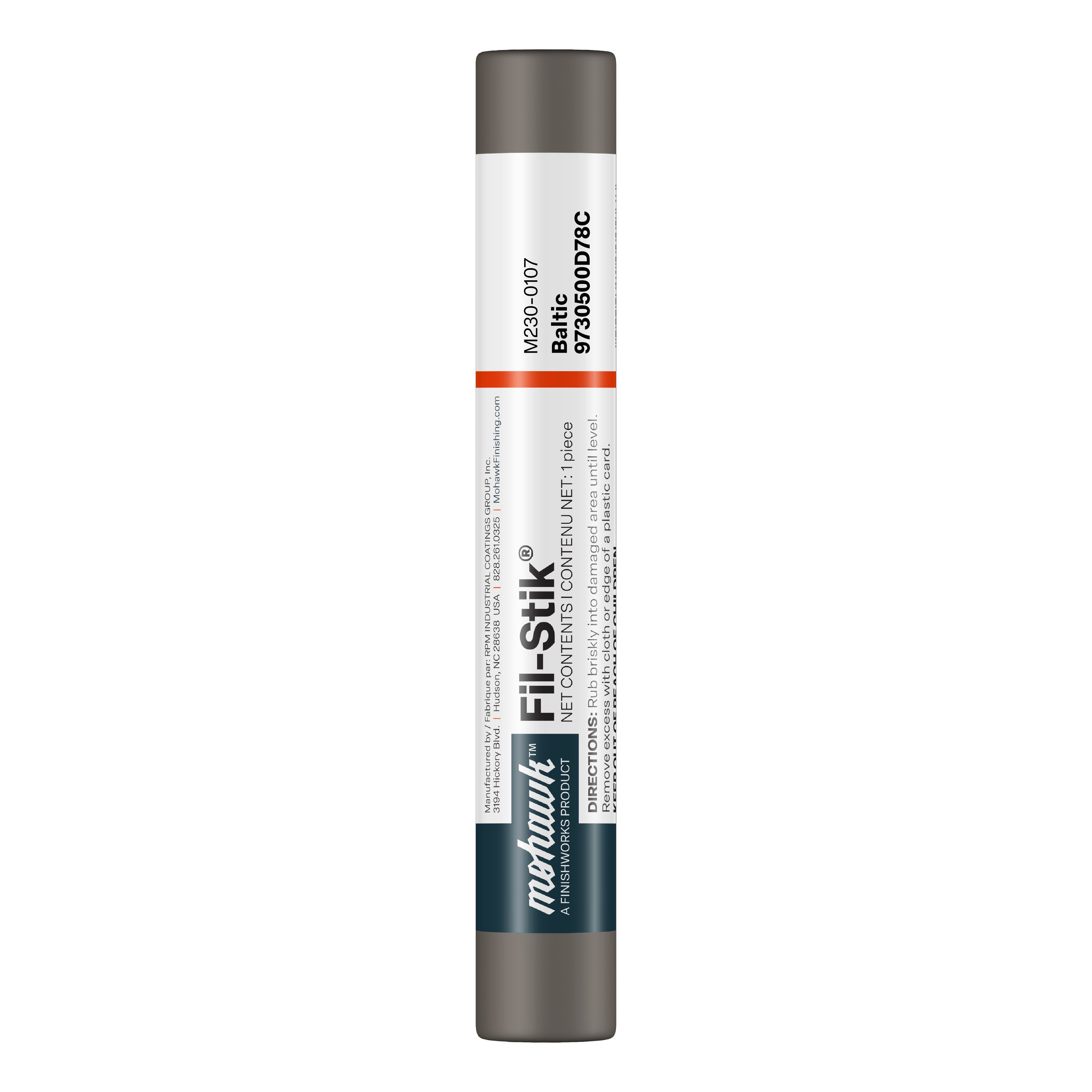 Mohawk Baltic 9730500D78C Fil-Stik wax putty stick for wood repair
