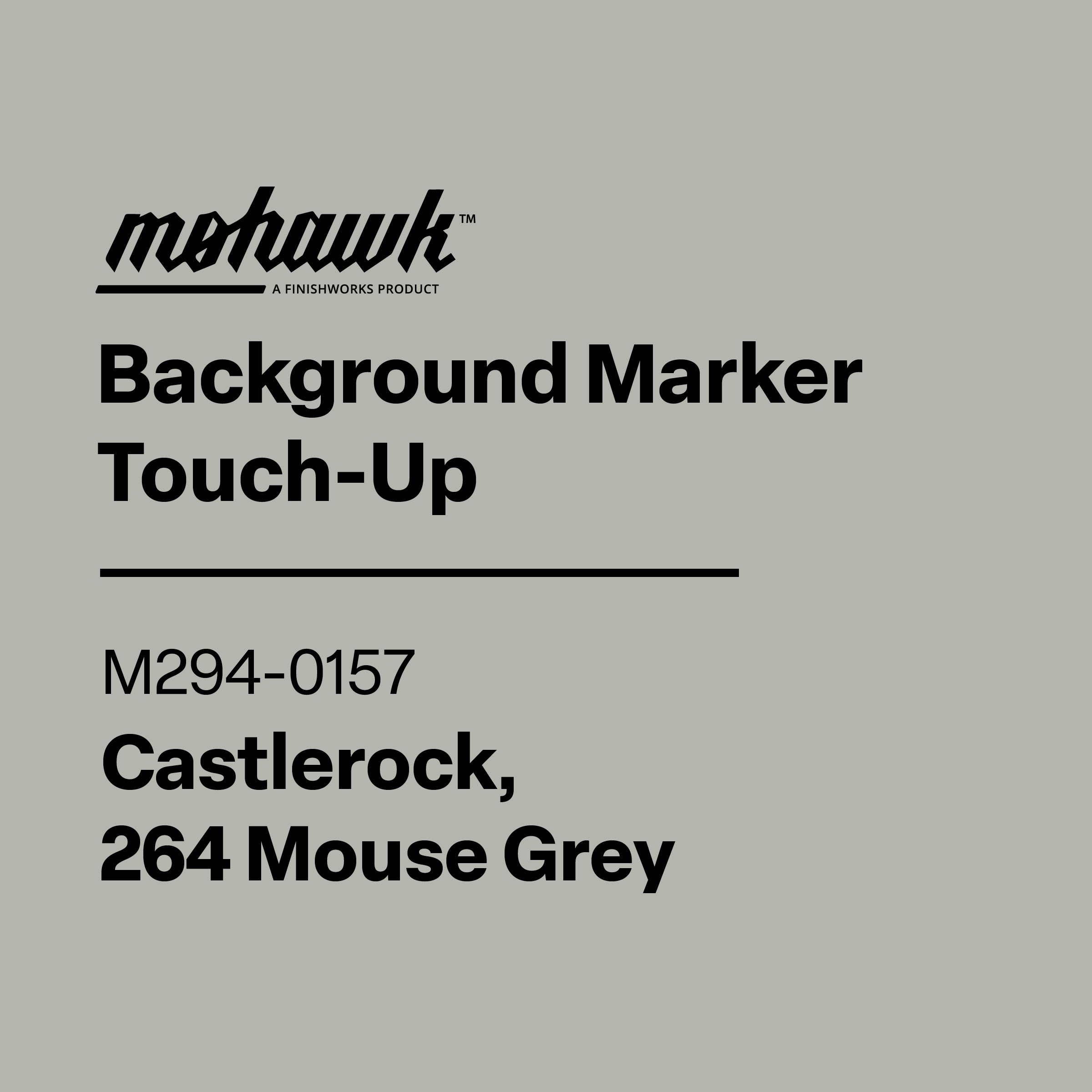Mohawk Background Marker Touch-Up label on a gray background
