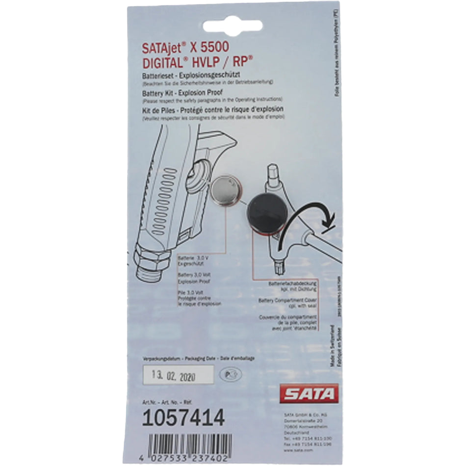SATA Battery kit for SATAjet X 5500 DIGITAL