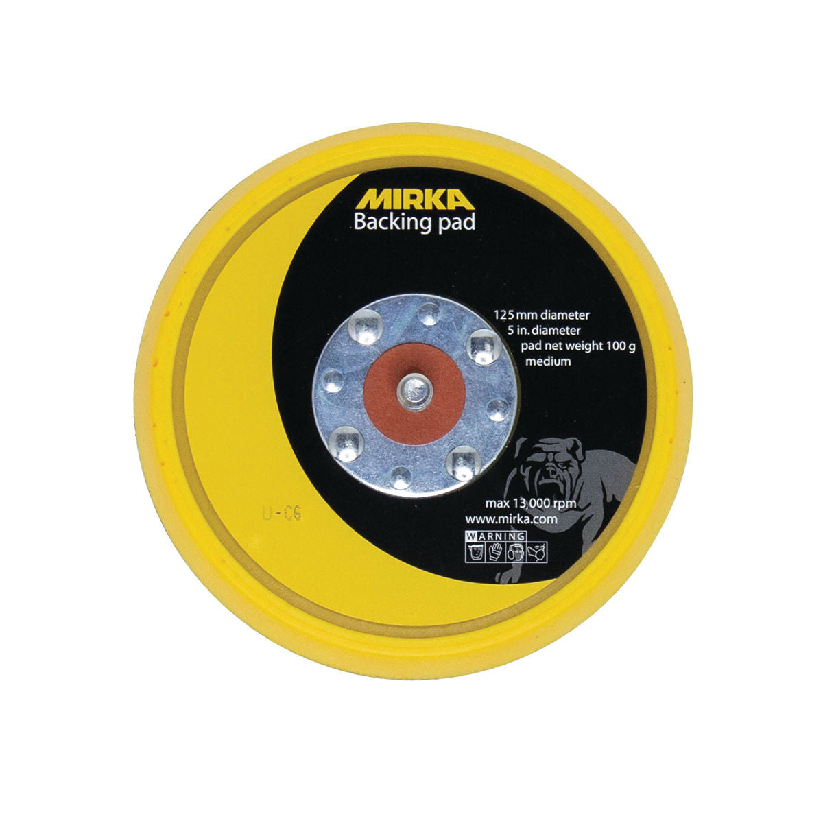 Mirka Backup Pad Hard 5 in PSA, 1/Pkg