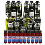 U-Pol Raptor Blood Red Bedliner Kit with Spray Gun