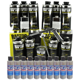 U-Pol Raptor Bright Silver Bedliner Kit with Spray Gun