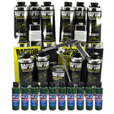 U-Pol Raptor Emerald Green Bedliner Kit with Spray Gun