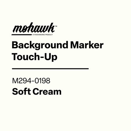 Mohawk Background Marker Touch-Up label with product code on a white background