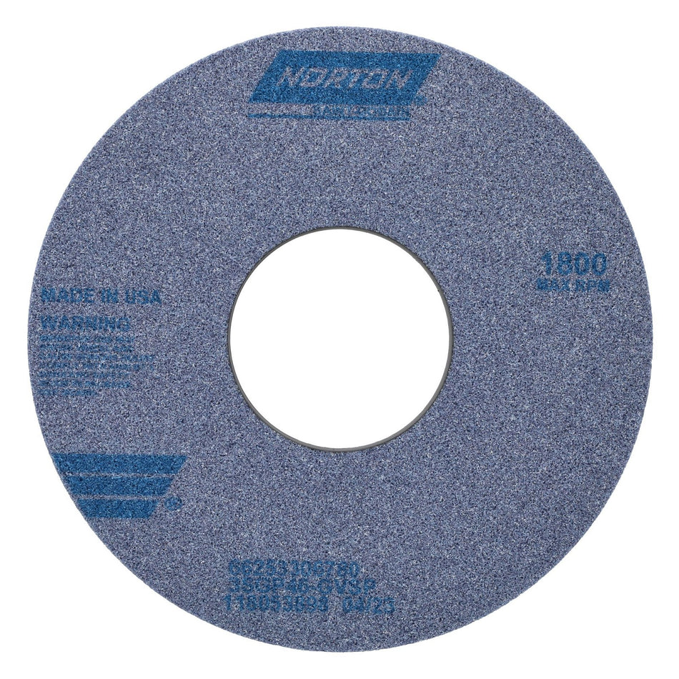 Norton 14 x 1-1/2 x 5 in SG Type 01 Toolroom Wheel 3SGP 46 G VSP