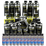 U-Pol Raptor Bright Silver Bedliner Kit with Spray Gun