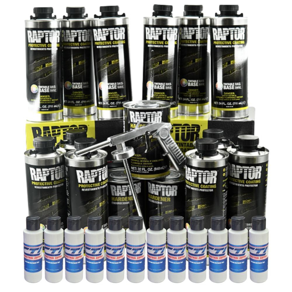 U-Pol Raptor Bright White Bedliner Kit with Spray Gun – CTI