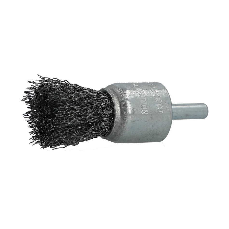 Norton 1 x 0.014 x 1/4 in Shank Mounted End Brush, 20-Pack