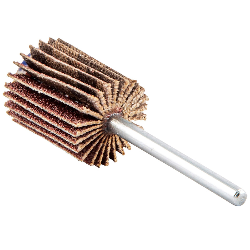 Norton 5/8 x 3/4 in High Performance Spindle Flap Wheel P120 Grit R369 Aluminum Oxide, 10-Pack