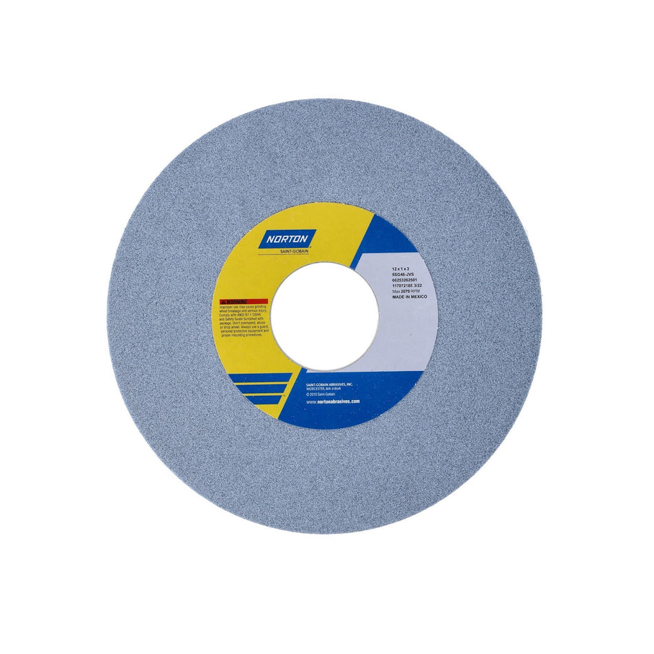 Norton 12 x 1 x 3 in SG Type 01 Toolroom Wheel 5SG 46 J VS