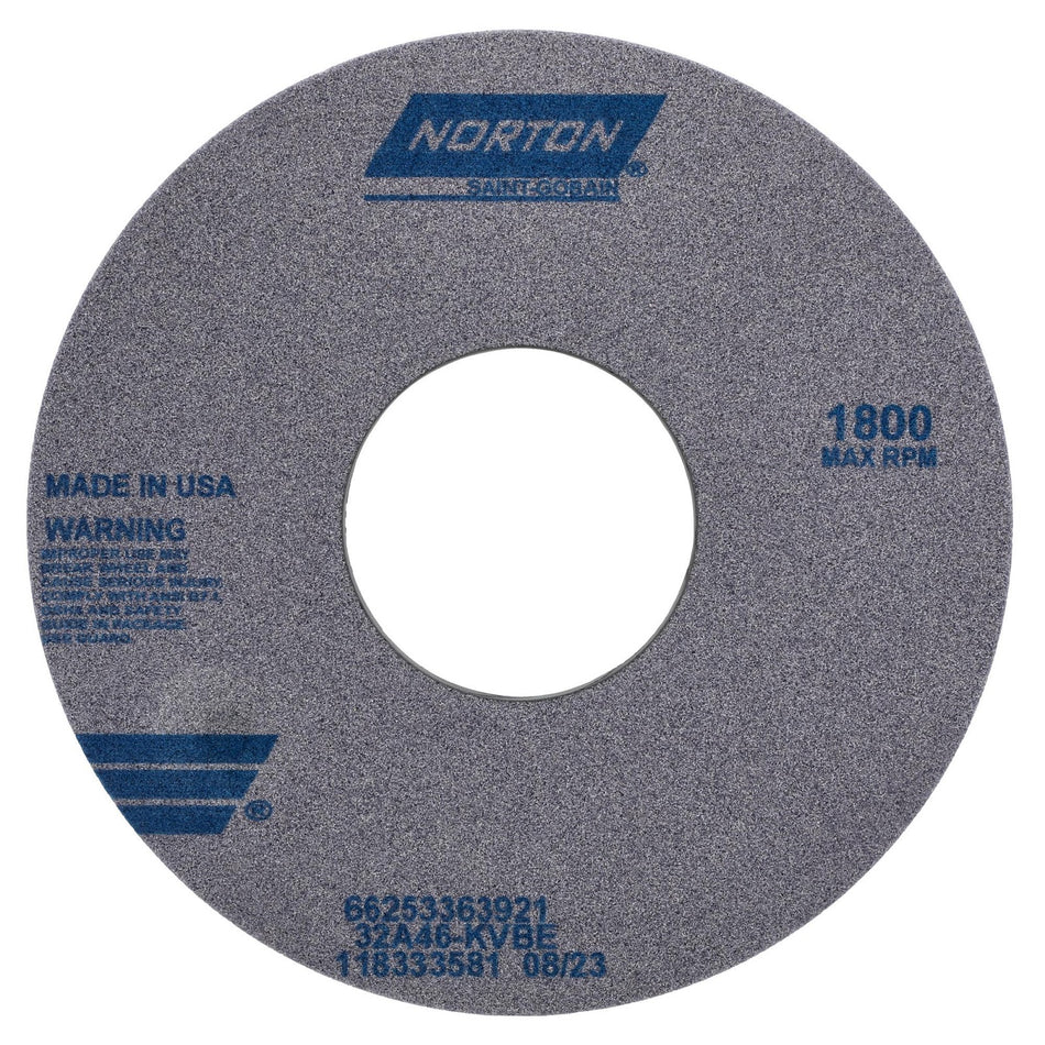 Norton 14 x 1 x 5 in Type 01 Toolroom Wheel 32A 46 K VBE