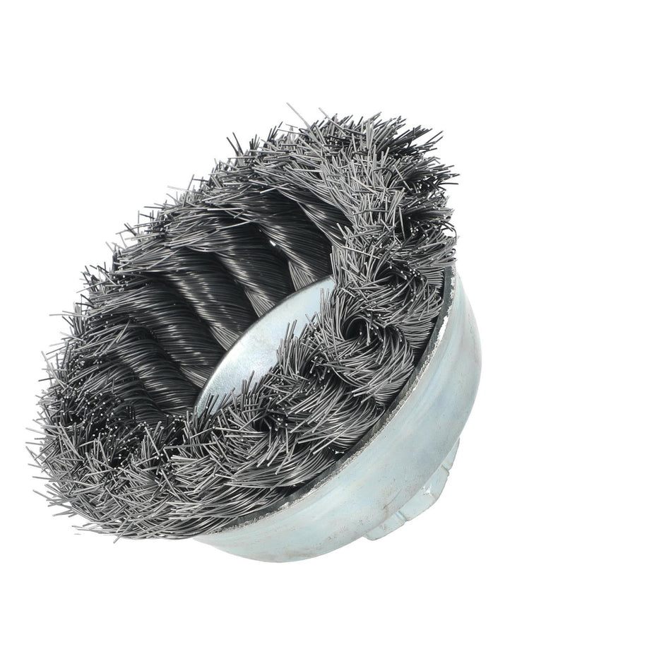 Norton 3-1/2 in x 0.014 in x 5/8 in-11 Cup Brush