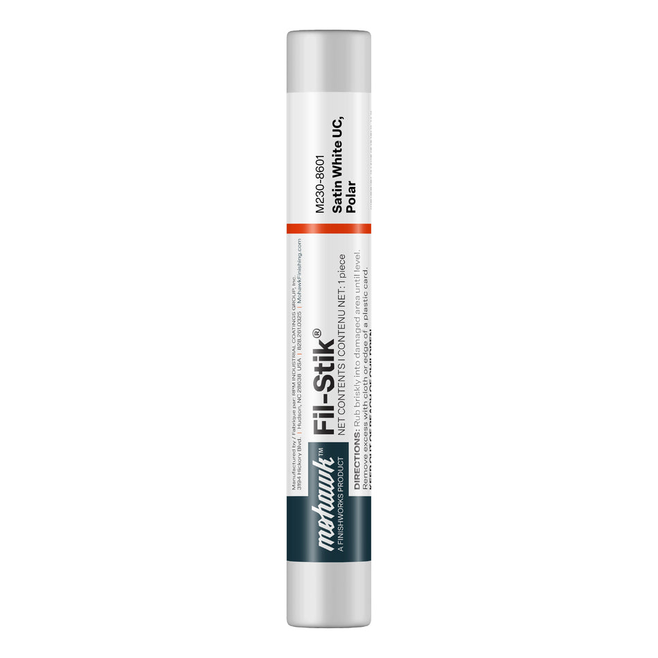 Mohawk Satin White Polar Fil-Stik wax putty stick for wood repair