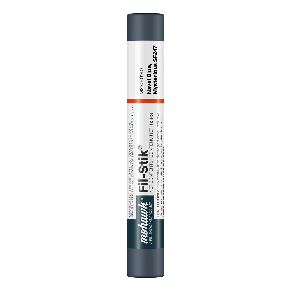 Mohawk Navel Blue Mysterious SF247 Fil-Stik wax putty stick for wood repair