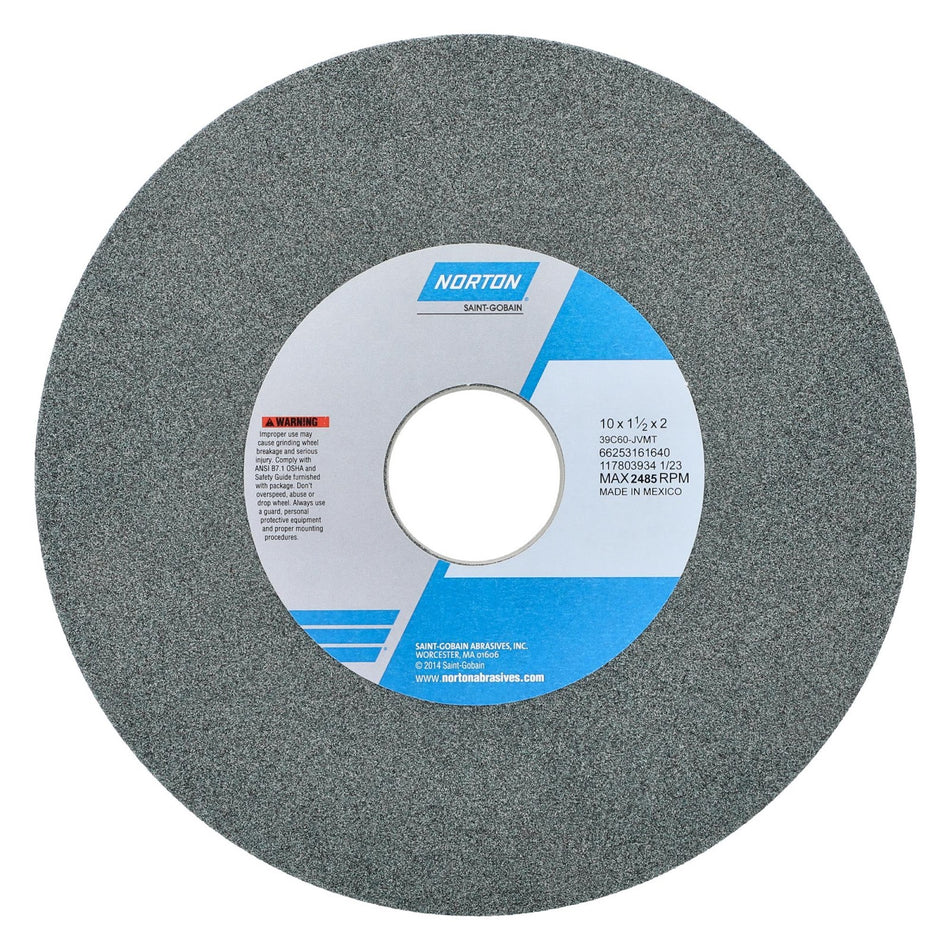 Norton 10 x 1-1/2 x 2 in Type 01 Toolroom Wheel 39C 60 K VMT