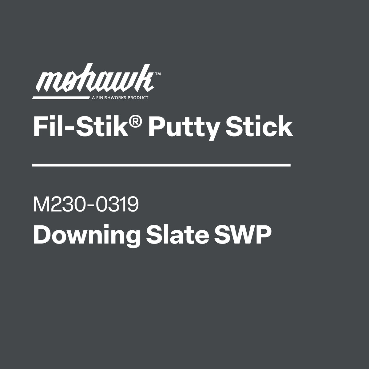 Mohawk M230-0319 Downing Slate furniture scratch and nick touch-up stick