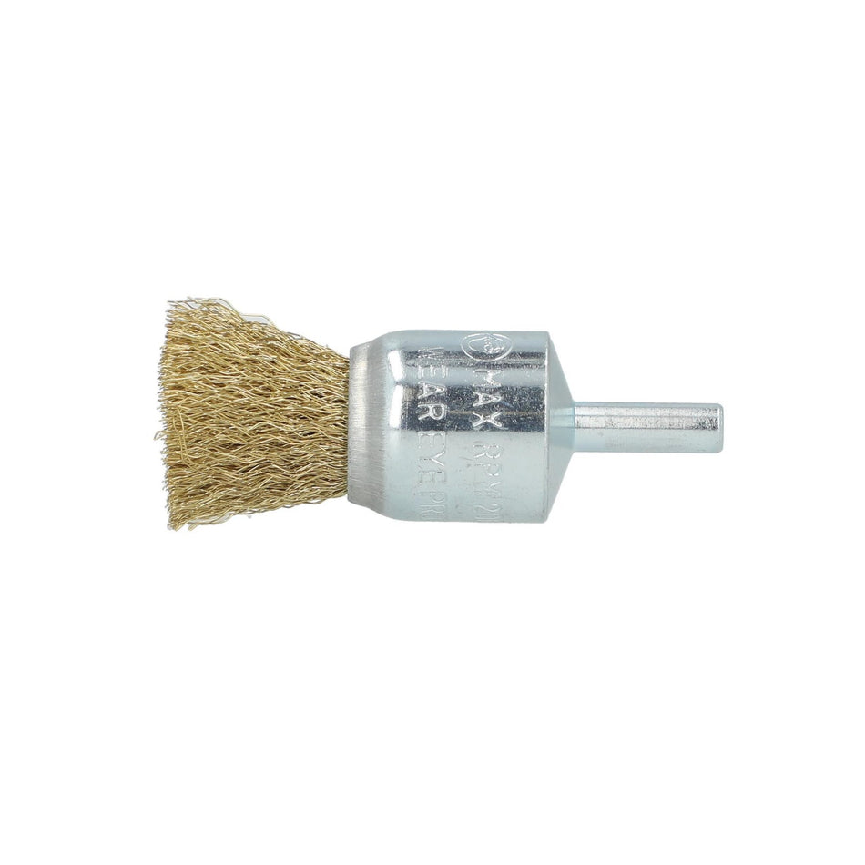 Norton 1 x 0.008 x 1/4 in Shank Mounted End Brush, 20-Pack