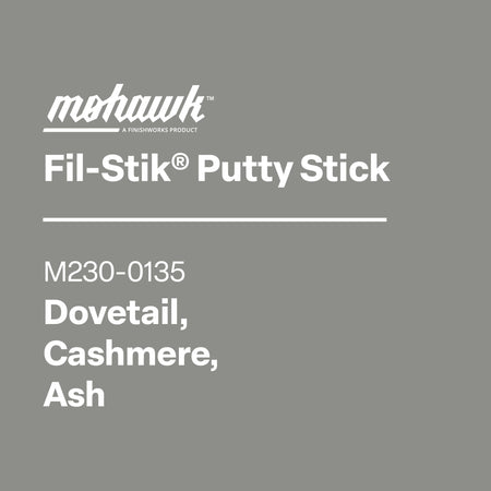 Mohawk M230-0135 Dovetail Cashmere Ash furniture scratch and nick touch-up stick