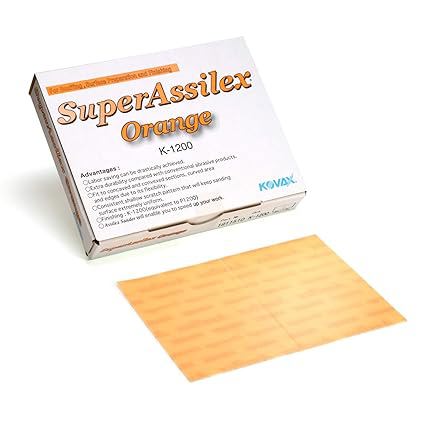 Eagle abrasives assilex orange sanding sheets automotive finishing