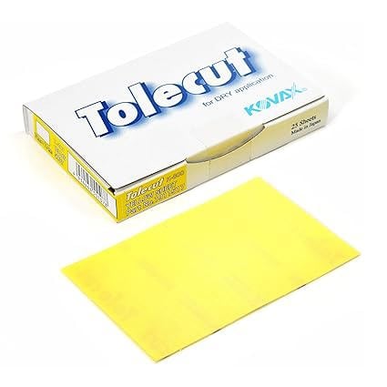 Eagle abrasives tolecut yellow dry sanding sheets automotive paint correction