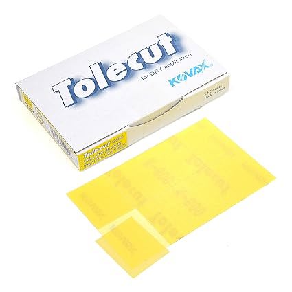 Eagle abrasives tolecut 8 cut yellow sanding sheets automotive paint correction
