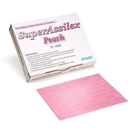 Eagle abrasives assilex peach sanding sheets automotive finishing