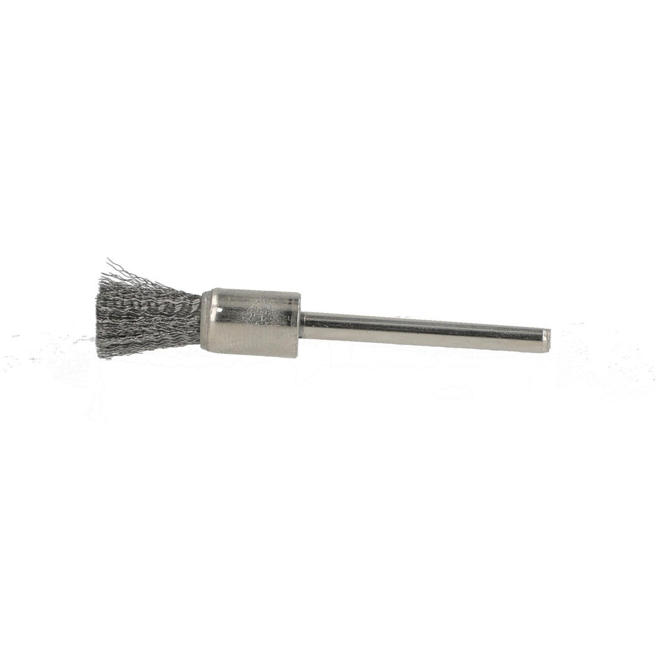 Norton 5/16 x 0.005 x 1/4 in Shank Mounted End Brush, 30-Pack