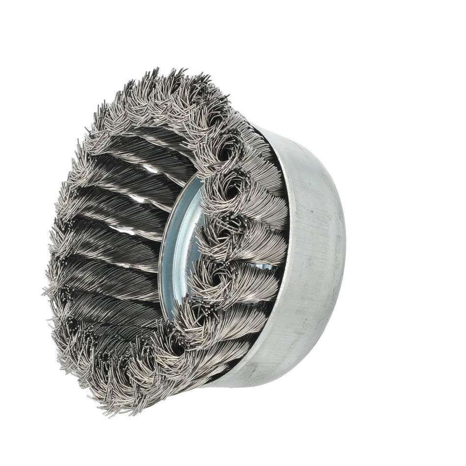 Norton 3-1/2 in x 0.012 in x 5/8 in-11 Cup Brush