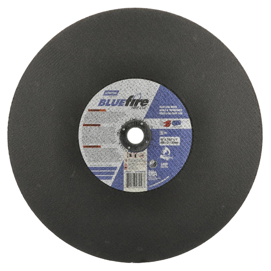 Norton 16 x 7/64 x 1 in BlueFire Type 41 Cut-Off Wheel ZA 36 Grit N, 10-Pack
