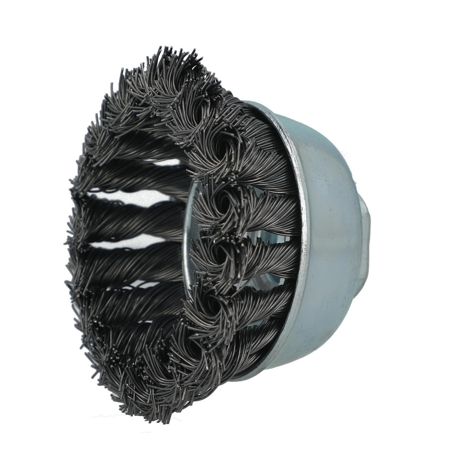 Norton 3 in x 0.02 in x 5/8 in-11 Cup Brush