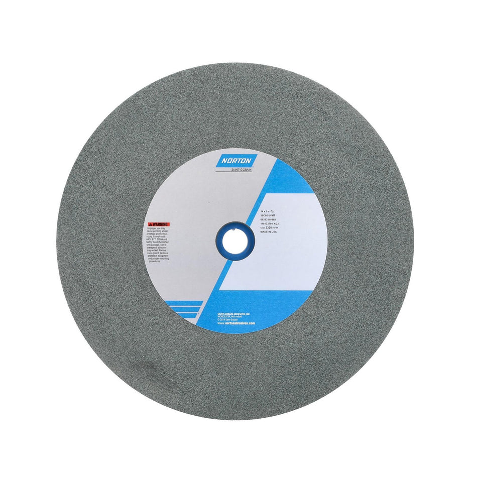 Norton 14 x 2 x 1-1/2 in Bench Straight Wheel 01 39C 60 K VMT