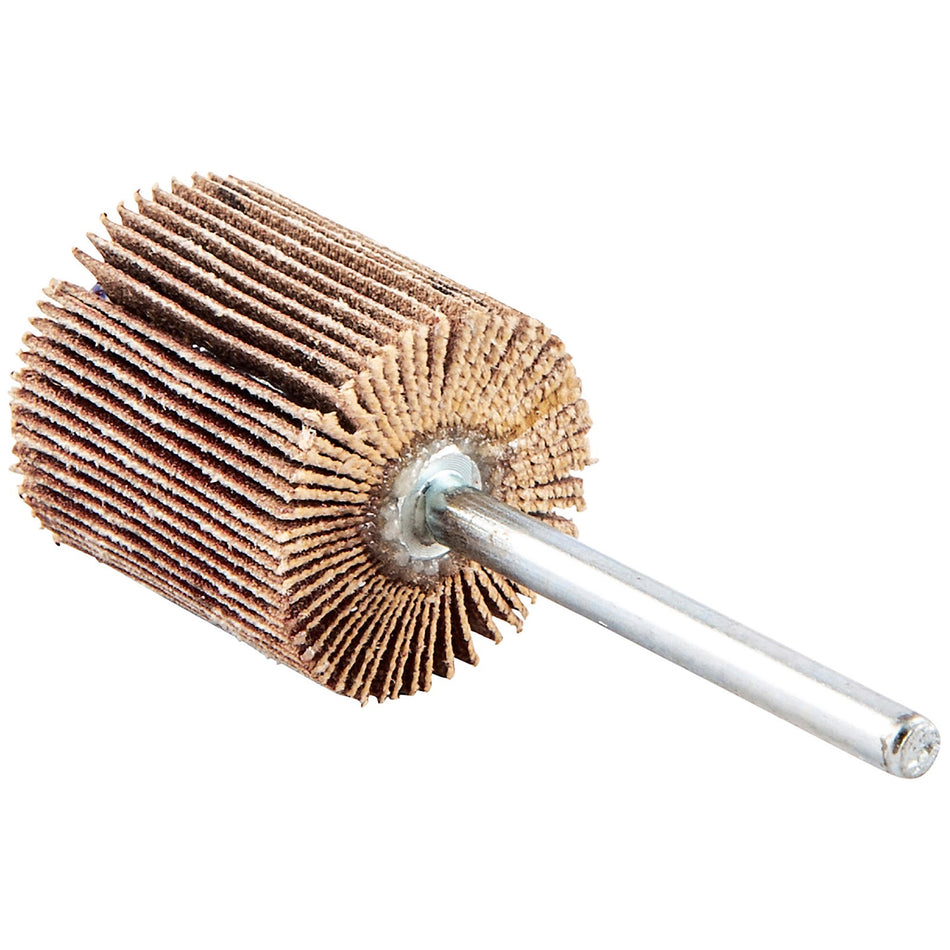 Norton 3/4 x 3/4 in Merit Spindle Flap Wheel P320 Grit R369 Aluminum Oxide, 10-Pack