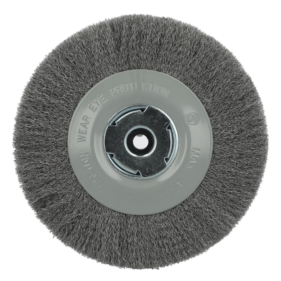 Norton 8 x 0.008 x 5/8 x 1-3/8 x 3/4 In. Carbon Steel Crimped Wire Wheel Brush