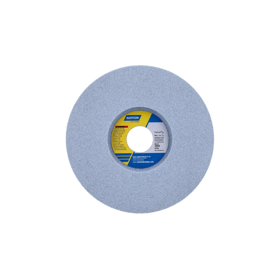Norton 7 x 1 x 1-1/4 in SG Type 05 Toolroom Wheel 5SG 60 I VS