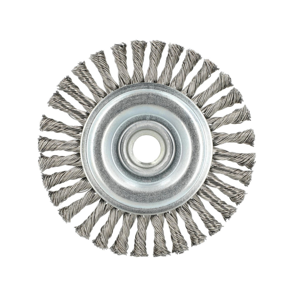 Norton 4 x 0.02 in Shank Mounted Wheel Brush